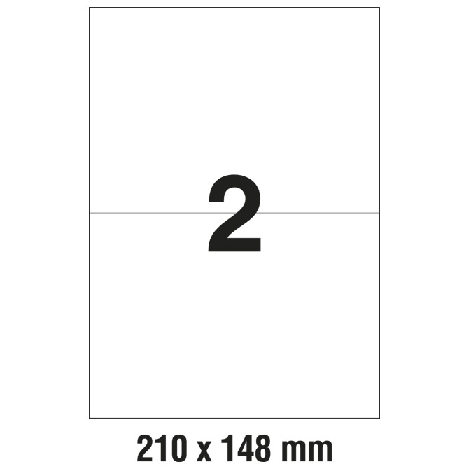 Etikete ILK 210x148 mm pk100L Zweckform 3655