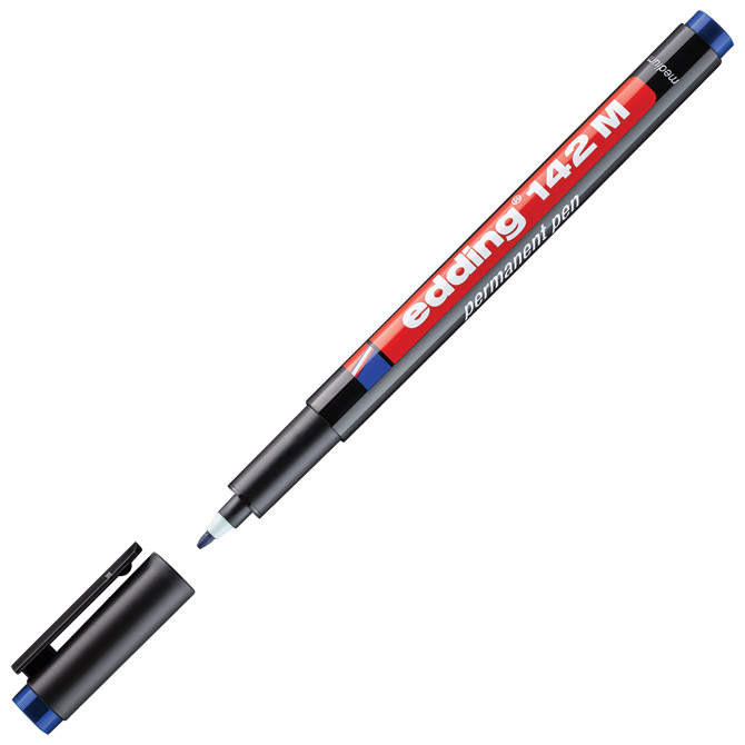 Marker OHP permanentni 1 mm Edding 142 M plavi