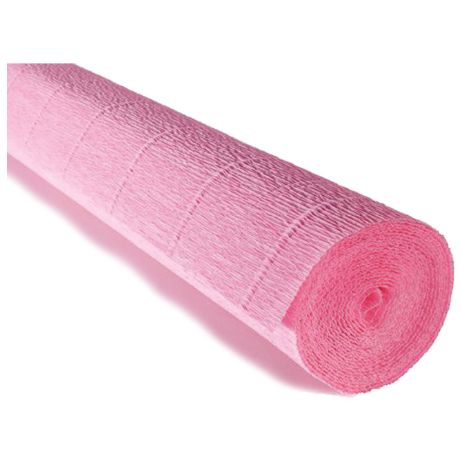 Papir krep 180g 50x250 cm Cartotecnica Rossi 549 svijetlorozi