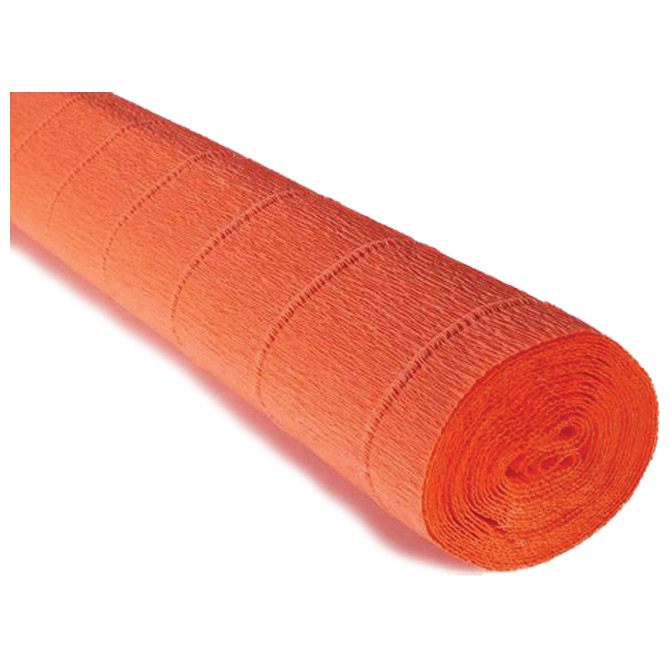 Papir krep 180g 50x250 cm Cartotecnica Rossi 581 narančasti