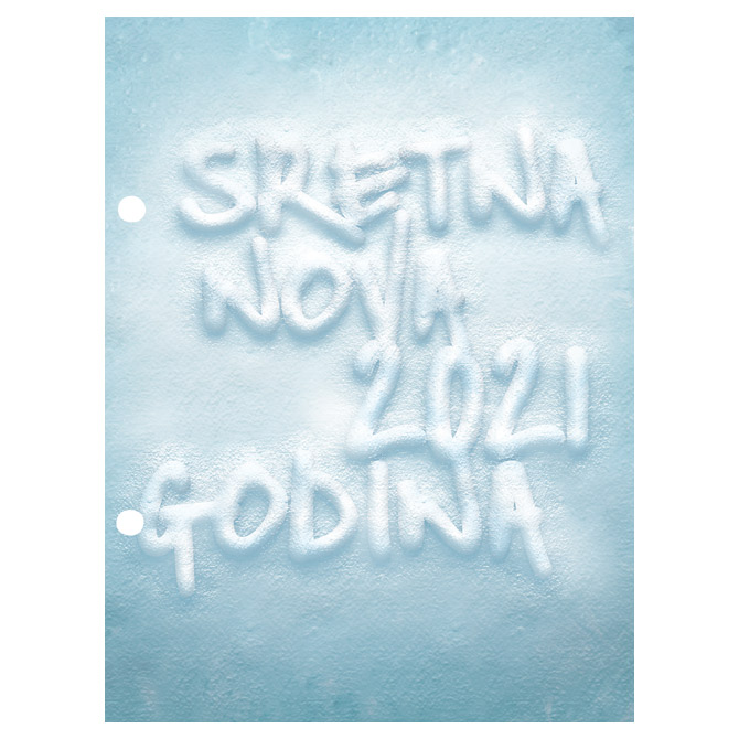 Uložak za stolni kalendar-standardne rupe 7cm-dnevni sa satnicom