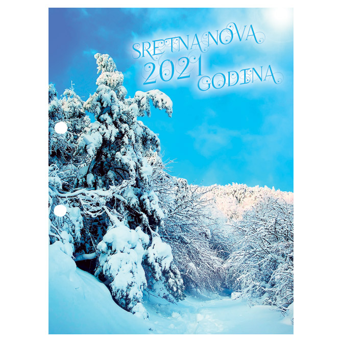 Uložak za stolni kalendar-posebne rupe 4,5 cm