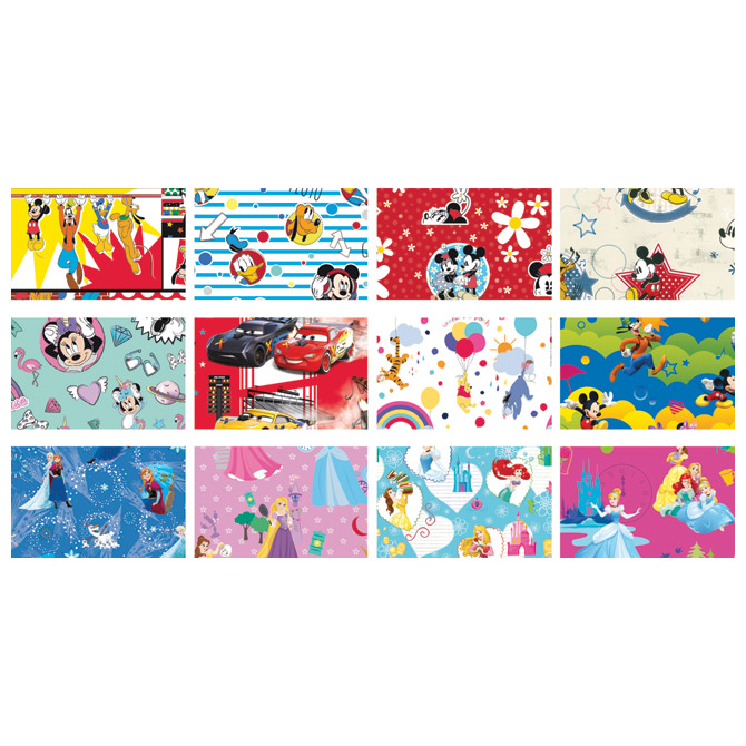 Papir ukrasni rola 70x200 cm Walt Disney Rex-Saul Sadoch W33J1GEN