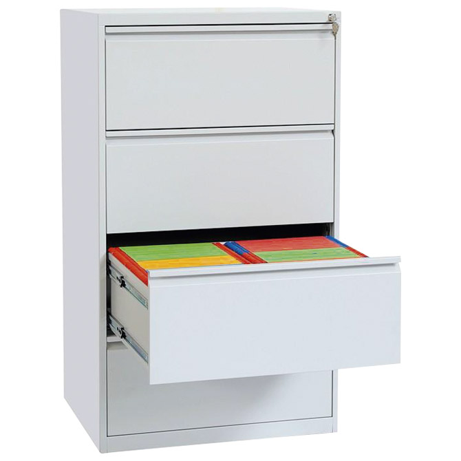 Ormar kartotečni L, model KO-MAT-4 ladice-dvostruka širina