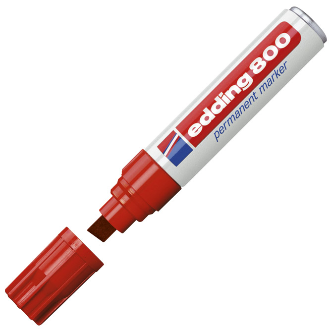 Marker permanentni 4-12 mm Edding 800 crveni