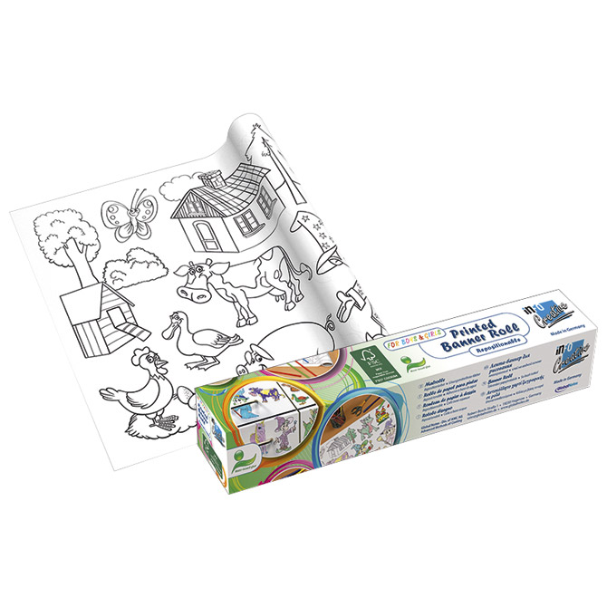 Bojanka u roli samoljepljiva 30cmx4m Dječaci i Djevojčice Global Notes 8717-08!!