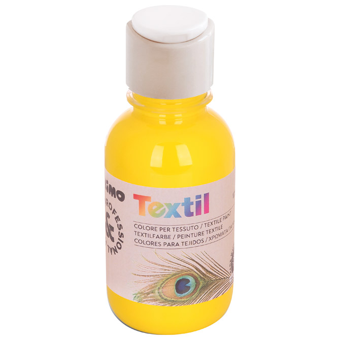 Boja tempera za tekstil 125ml Primo 410TX125201 žuta
