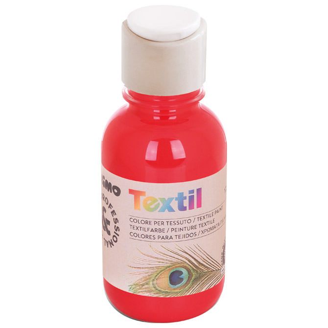 Boja tempera za tekstil 125ml Primo 410TX125300 crvena