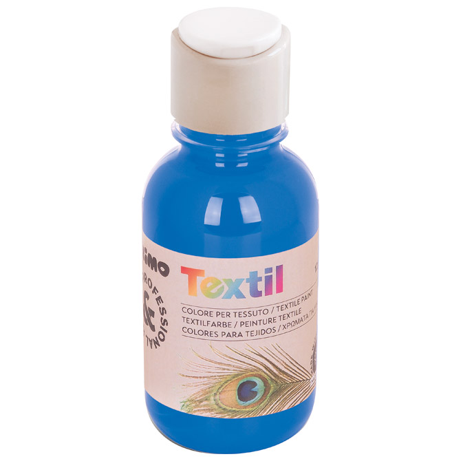 Boja tempera za tekstil 125ml Primo 410TX125501 plava cyan