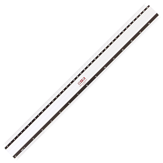 Ravnalo aluminijsko  50 cm (20inča) 1850 Mobius blister