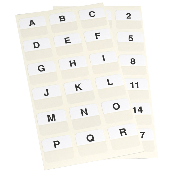 Zastavica 25x12 mm A-Z pk72 3L.10517 bijela blister!!