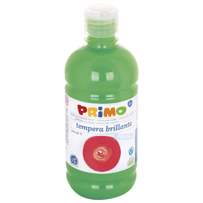 Boja tempera  0,5 litre Primo base 202BR500610 zelena