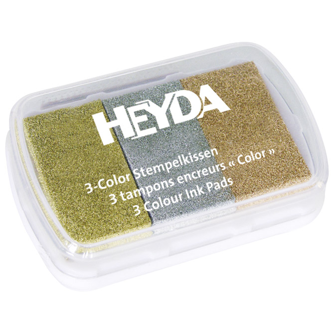 Jastučić za pečat 3 boje (brončana, srebrna, zlatna) Heyda 20-48884 66!!