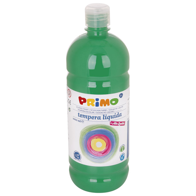 Boja tempera  1litra Primo 203TL1000630 tamnozelena