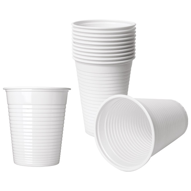 Čaše 0,2L pvc pk100 Dopla 02174 bijele