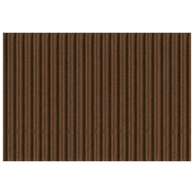 Papir ukrasni dvoslojni rebrasti B2 pk10 300g Heyda 20-47132 77 smeđi