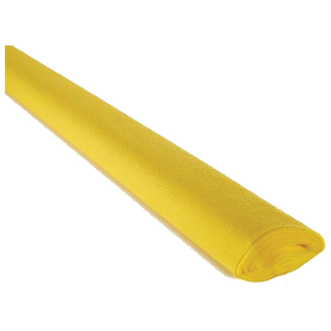 Papir krep  40g 50x250 cm Cartotecnica Rossi 292 limun žuti