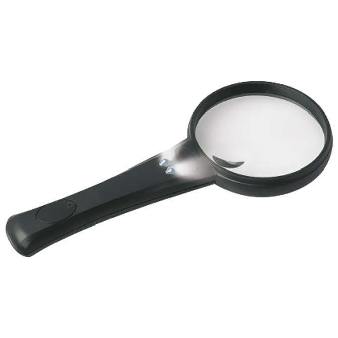 Povećalo fi- 75 mm sa svjetlom-dvije leće Lebez 1134!!