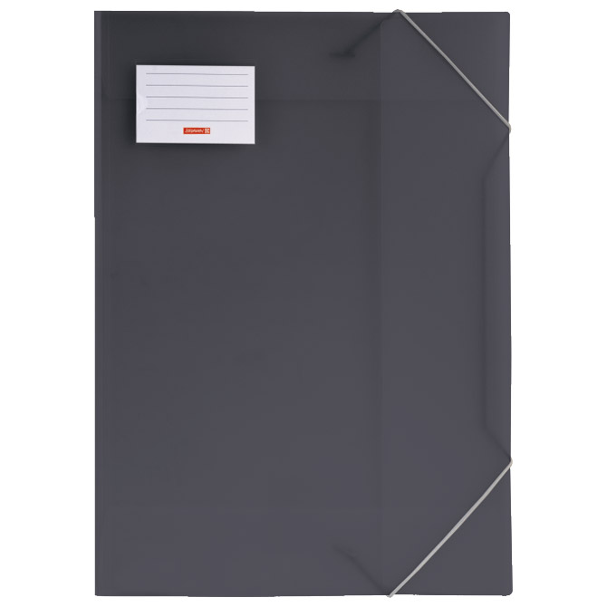 Fascikl klapna s gumicom pp A3 Fact Brunnen 10-47053 80 crni