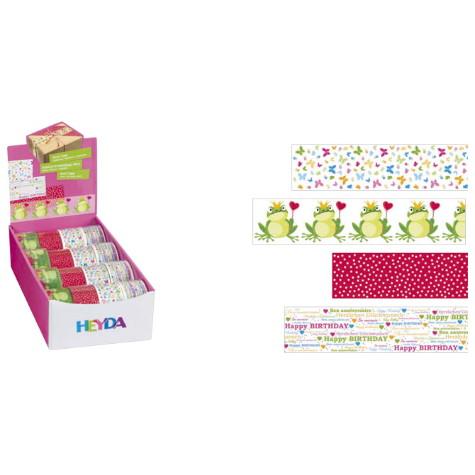 Traka Deco ljepljiva 48mmx50m s uzorkom Heyda 20-35844 96!!