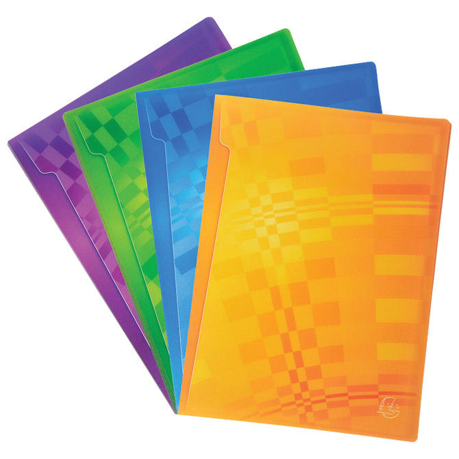 Mapa uložna varena A4 s  30 fascikli "U" Crystalline Exacompta 85630 sortirano