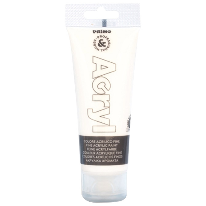Boja akrilna  75ml pvc tuba Primo 420TA75100 bijela