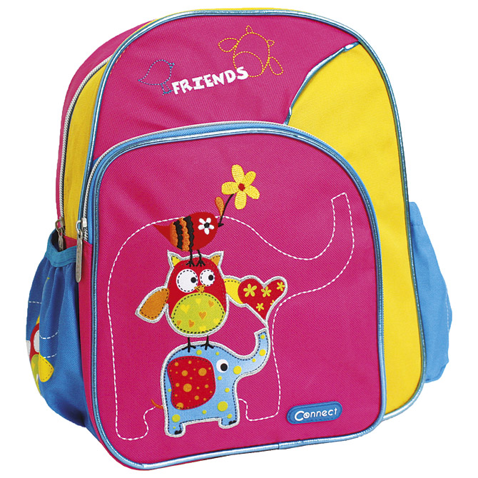 Ruksak vrtićki Friends Connect rozo-žuti!!