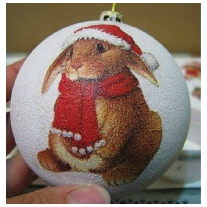 Ukras od stiropora  7cm kuglica pk5 Knorr Prandell 21-6760074 bijeli