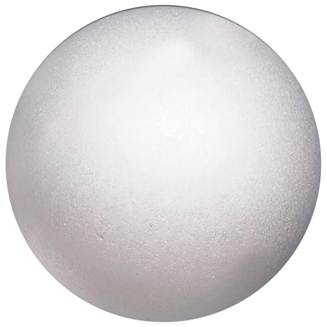 Ukras od stiropora  8 cm kuglica pk5 Knorr Prandell 21-6760084 bijeli