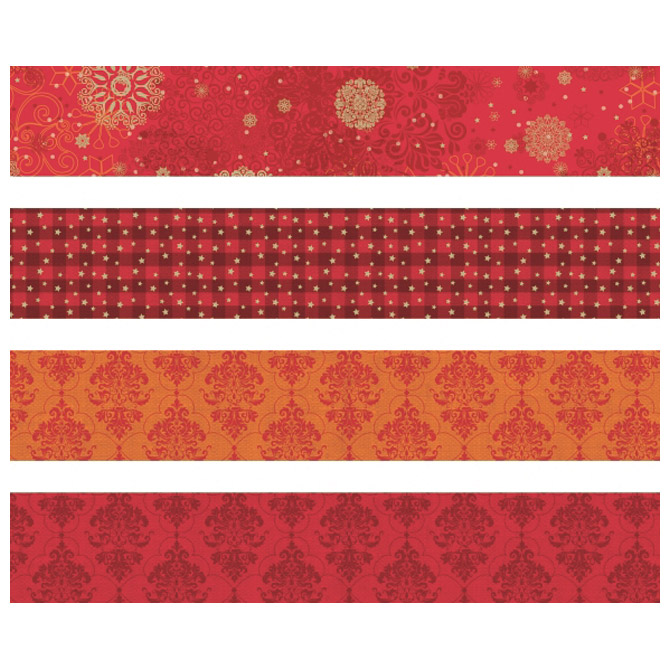 Papir Origami trake 120g pk96 Heyda 20-4875523 crveni