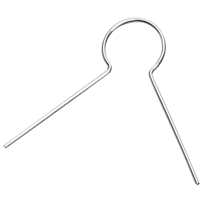 Vješalice za kuglice/jaja 25 mm pk25 Knorr Prandell 21-2930307 srebrne