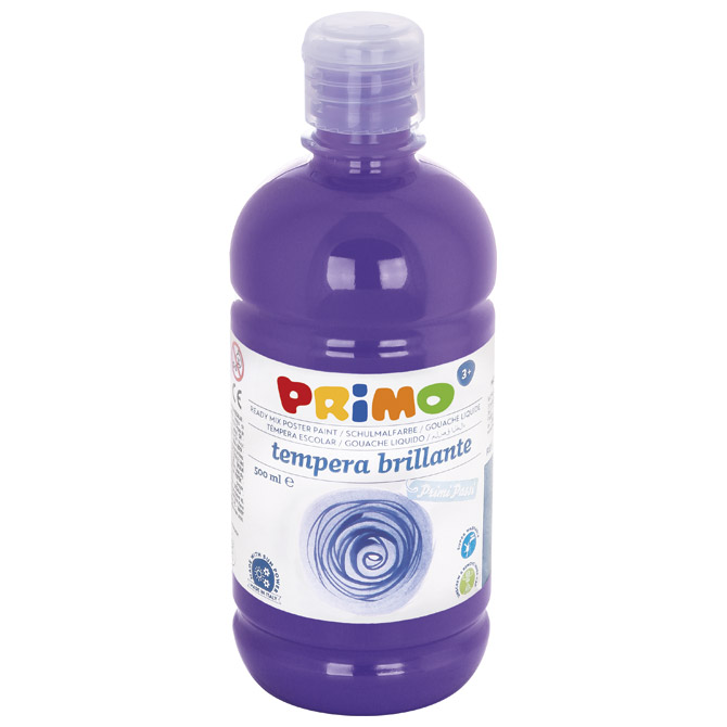 Boja tempera  0,5 litre Primo base 202BR500400 ljubičasta