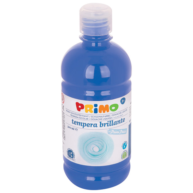 Boja tempera  0,5 litre Primo base 202BR500500 tamnoplava