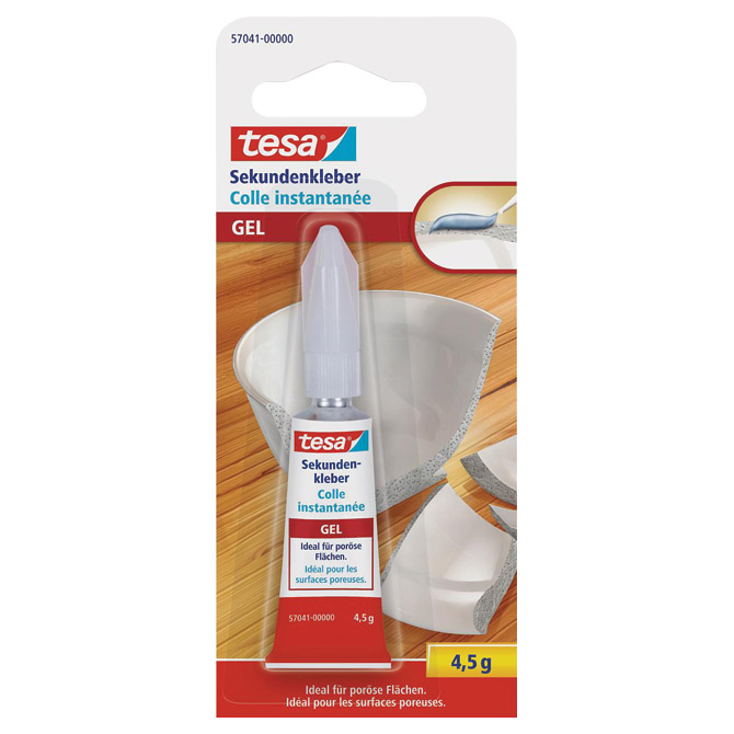 Ljepilo trenutačno  4,5g Instant Glue Gel Tesa 57041-03 blister!!