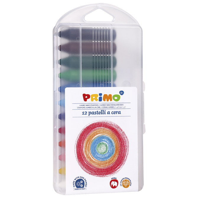 Boje voštane 12boja pp kutija Jumbo Primo 060PC12AP blister!!