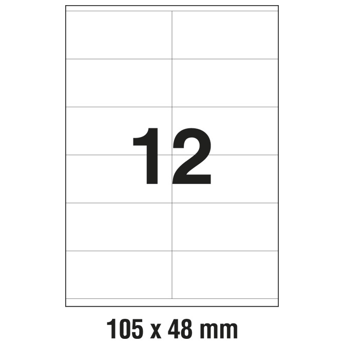 Etikete ILK 105x48 mm pk100L Zweckform 3424