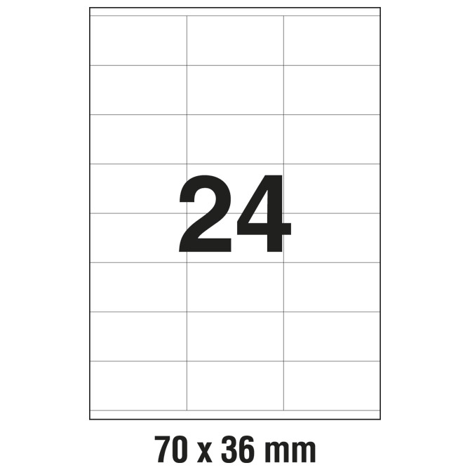 Etikete ILK  70x36mm pk100L Zweckform 3475!!