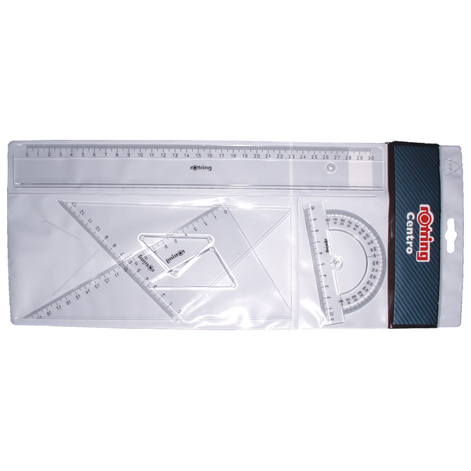 Geometrijski set 1/4 Centro Rotring 823509 (S0221370) blister