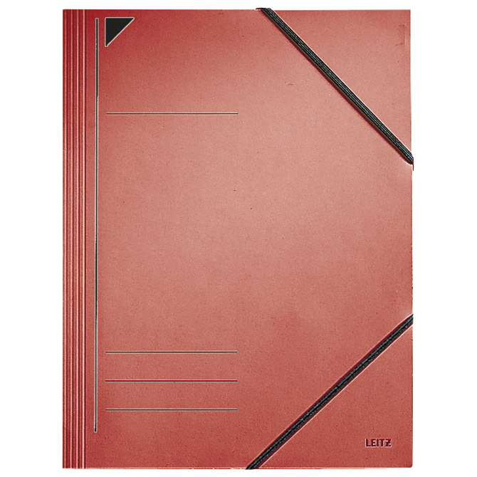 Fascikl klapna s gumicom karton A4 Leitz 39810225 crveni
