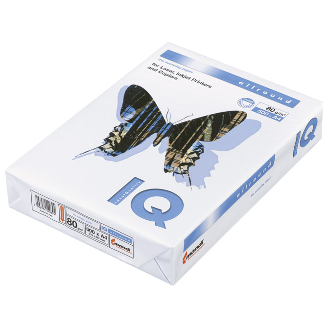 Papir ILK IQ Allround 80g A3 pk500 Mondi