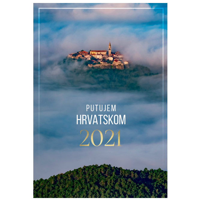 Kalendar "Putujem Hrvatskom 2025" 13 listova, spirala