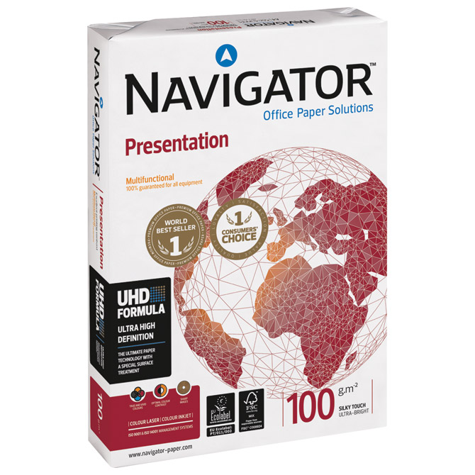 [000010393] Papir ILK Navigator A3 100g Presentation pk500 Soporcel