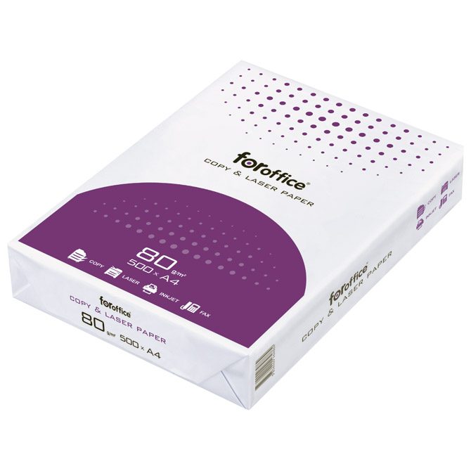 [000010570] Papir ILK Copy Deluxe  A4 80g pk500 FORoffice (ljubičasti omot)