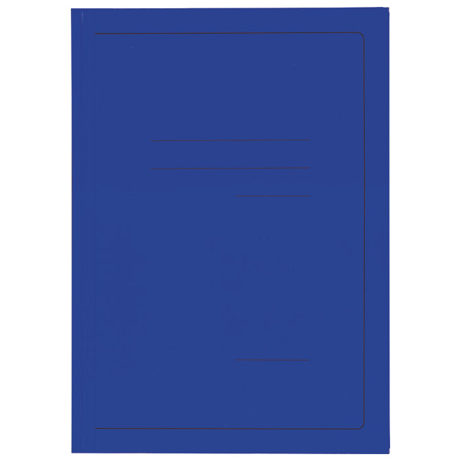 Fascikl klapna karton lak A4 215g Vip Fornax plavi