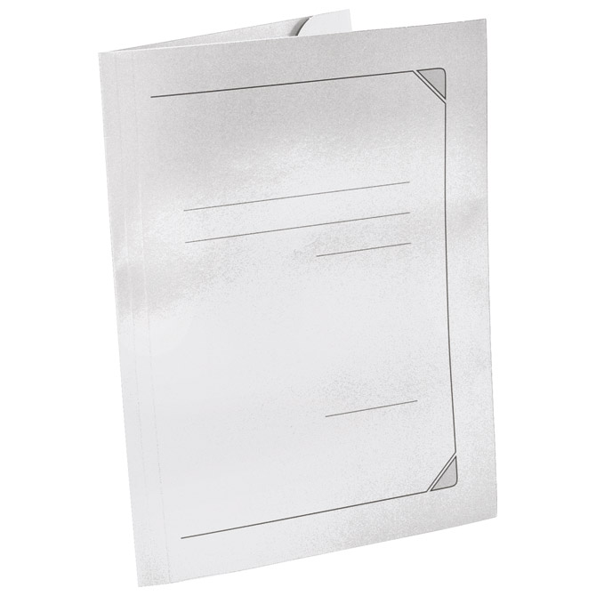 Fascikl klapna karton reciklirani A4 250g Ten.Fornax bijeli