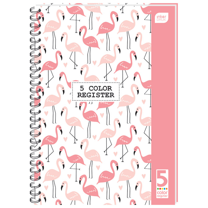 Blok kolegij A4 karo 100L perforacija+4rupe rub u boji Interdruk