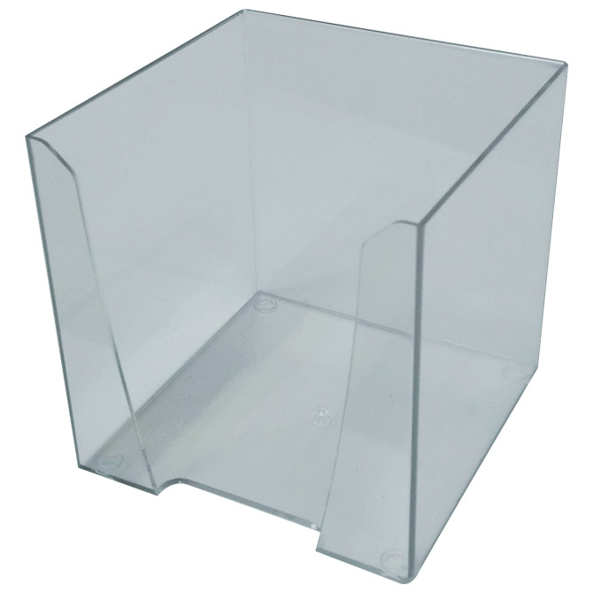 Blok kocka pvc  9,2x9,2x9,5 cm - prazna Fornax prozirna