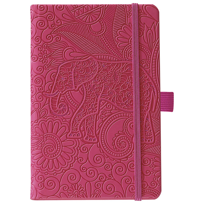 Notes Ivory  9x14cm crte s gumicom Elephant N6-642 bordo!!