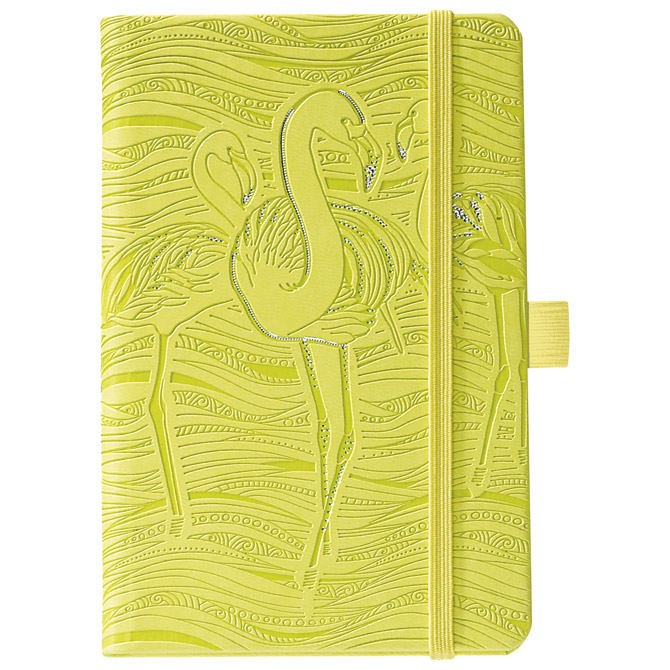 Notes Ivory  9x14cm crte s gumicom Flamingo 01-916 zeleni!!