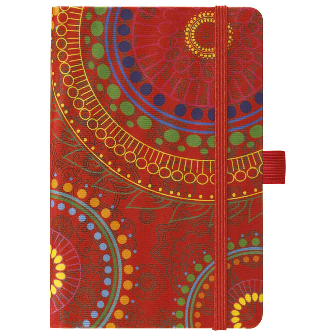 Notes Ivory  9x14cm crte s gumicom Exotic 09-022 crveni!!